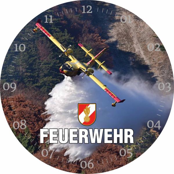 Glasuhr FEUERWEHR 29cm - FW16